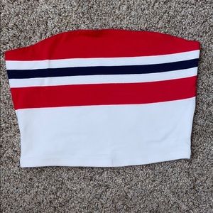 Cropped tube top